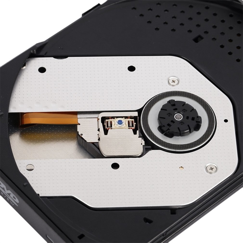 Practical External Hard Drive Box USB3.0 Portable External Interface Hard ODD HDD Drive Box SATA Disc Silver