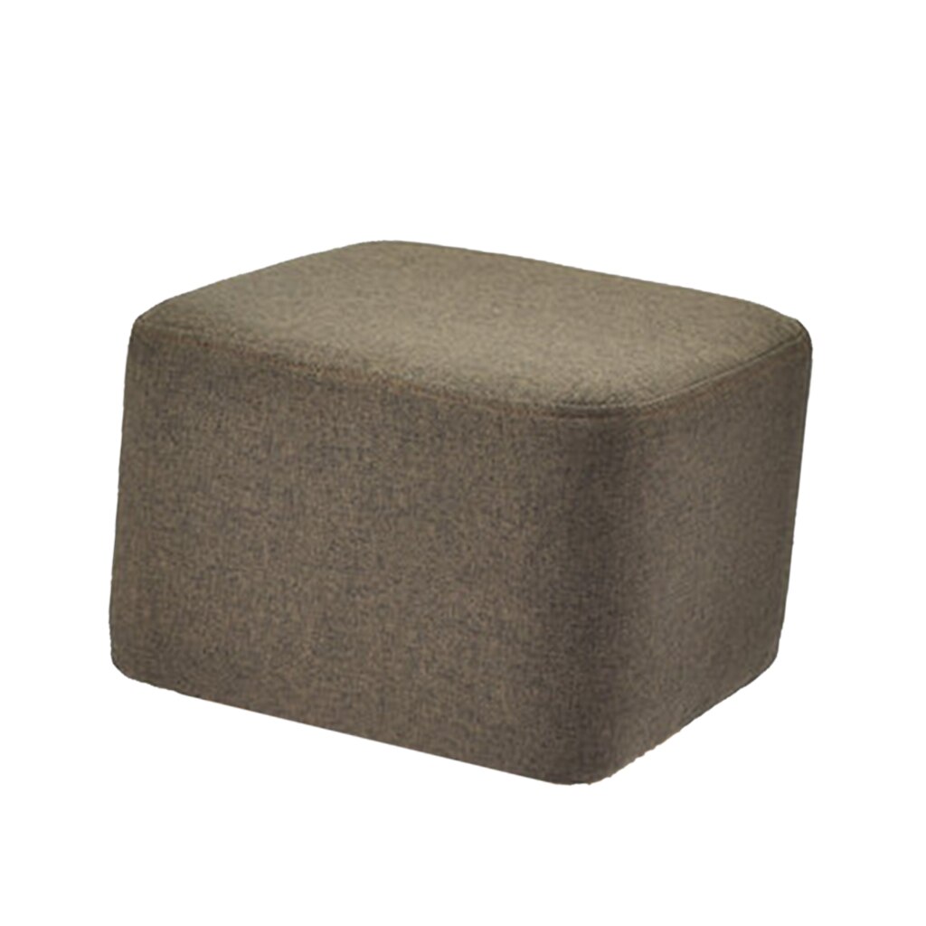 Square Stretch Ottoman Slipcover Footstools Covers - 8 Colors Available: Coffee