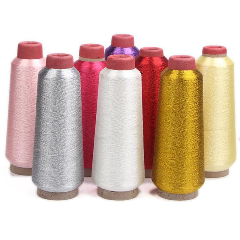 Gold thread computer embroidery thread cross stitch gold and silver thread metal thread bright silk thread embroidery thread