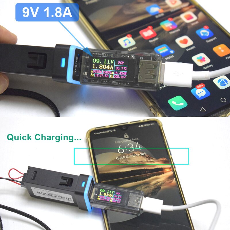 Xcgaoon QC3.0 Quickcharge Autolader Dubbele Usb Telefoon Pda Dvr Adapter Plug &amp; Play Kabel Voor Toyota Hilux Vigo