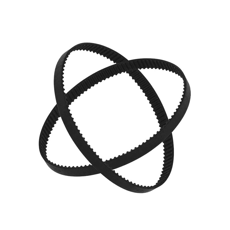 2GT Closed Endless Belt Rubber Transmission Belt 6mm Wide Synchronous Wheel Belt 228mm-350mm Length