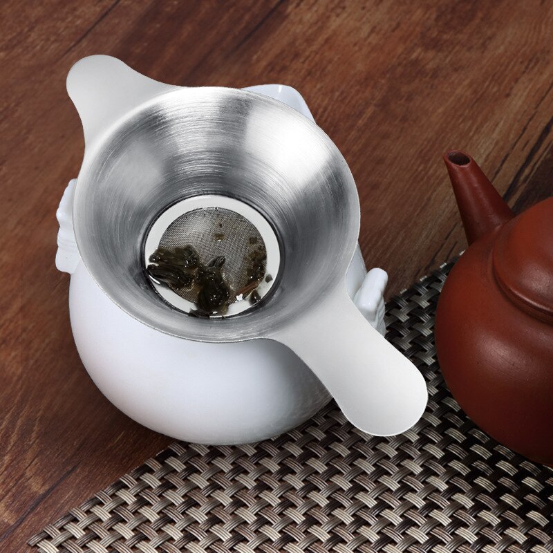 Reusable Stainless steel mesh tea infuser filter cup strainer loose tea leaf filter sieve tool