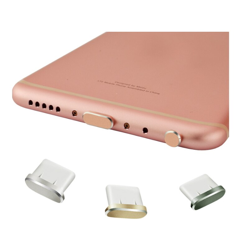 Enchufe antipolvo tipo c para teléfono móvil Xiaomi Mi5, mi6, Huawei, P9, P10, LETV, HTC, conector USB-C