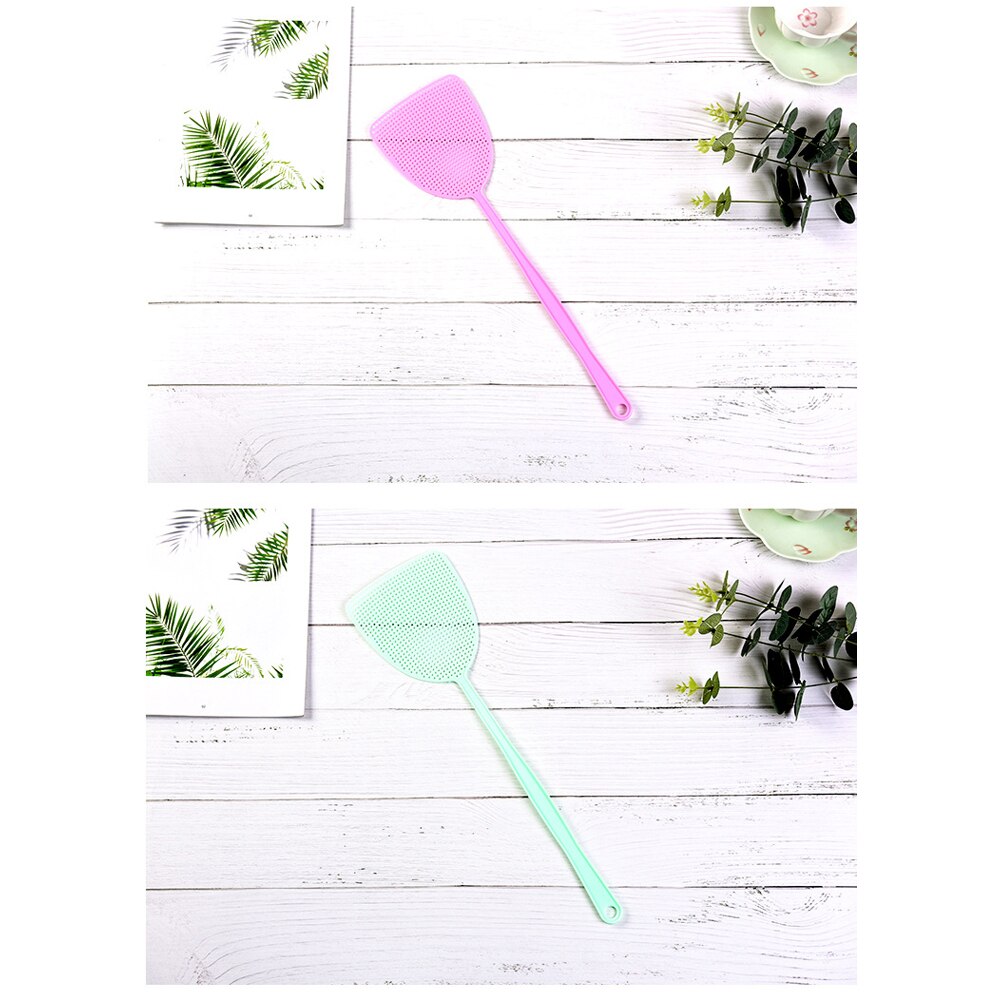 Producto ! Matamoscas Manual de plástico Flexible Swat para Control de moscas con mango largo