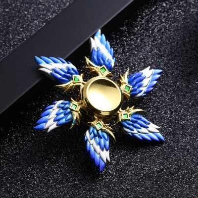 Yooap Hand Spinner Fidget Heptagonal Electroplate Hybrid Zinc Alloy Metal Fidget Metal Bearing Edc Finger Relieve Stress: Type C