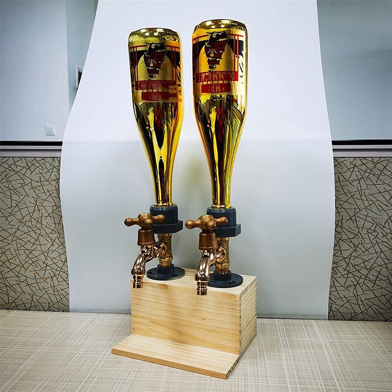 Schnaps Whiskey Holz Spender Bahre klopfen Stehen Trinken Halfter Halterung Gestell Whiskey Spender Organizer
