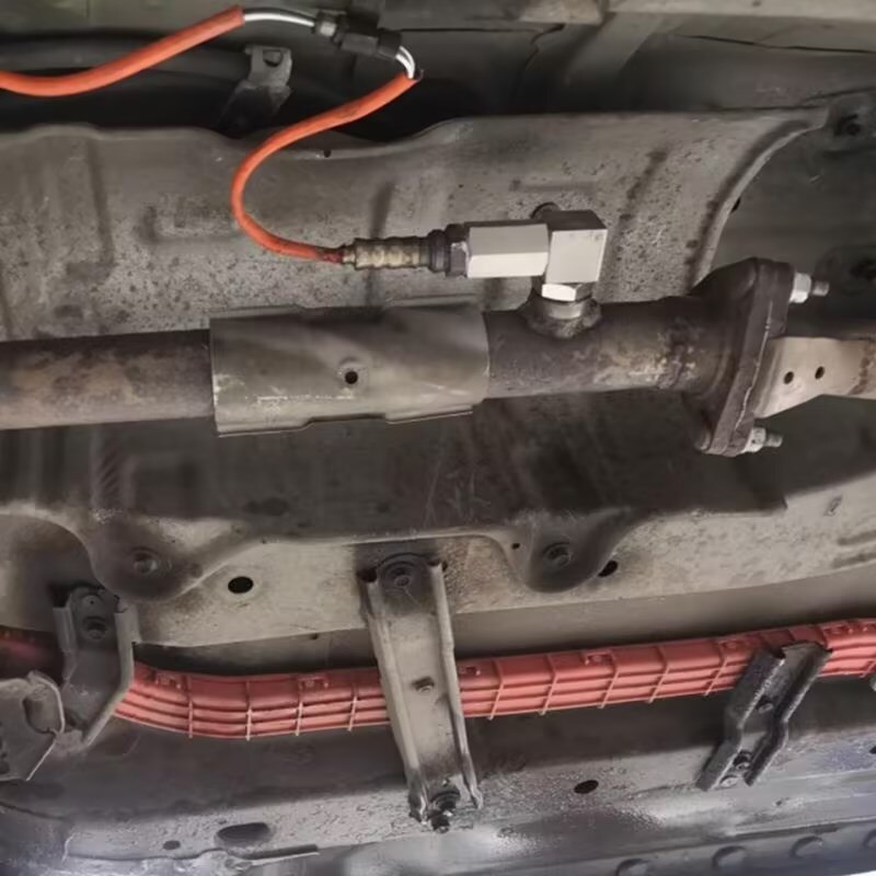 Exhaust Catalyst Rear Oxygen Sensor Spacer 90 Degree Mini Catalyst Lambda O2 Adapter CEL Fix, M18*1.5 Universal