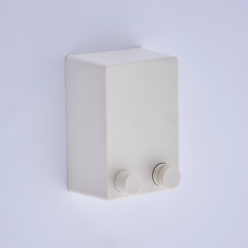 Intrekbare Indoor Kleren Muur Hanger Droogrek Balkon Badkamer Onzichtbare Waslijn: WHITE