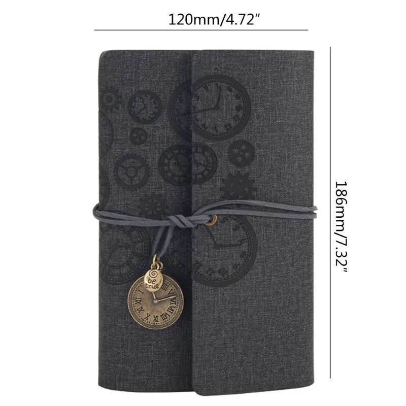 Vintage A6 Travel Diary Notepad Journal Agenda Planner Notebook Stationery MOLB