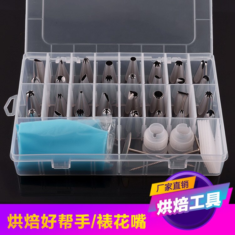 32-Hoofd Doos Gemonteerde Decoratieve Mond 38 Stuk -Selling Decoratieve Set Tpu Decoratieve Tas Melken tepel