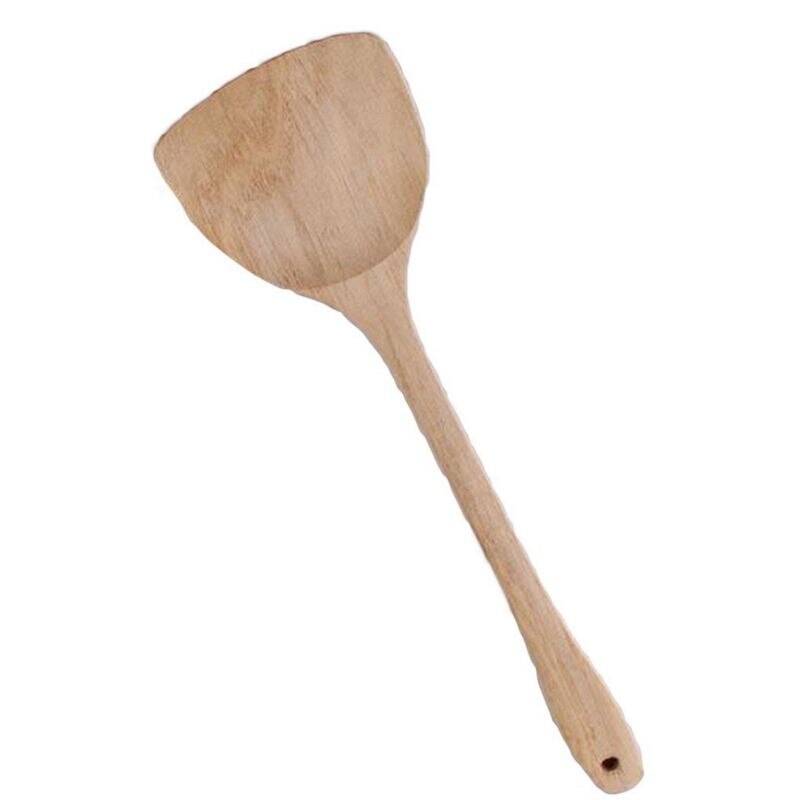 Houten Spatel Bakken Gebruiksvoorwerp Bamboe Pollepel Keuken Tool