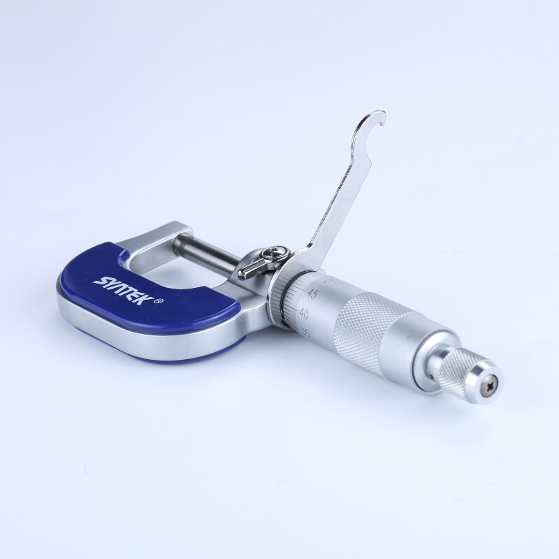 Micrómetro exterior de 0,01mm, medidor de espesor, herramientas de medición, analógico, de Metal, 0-25mm