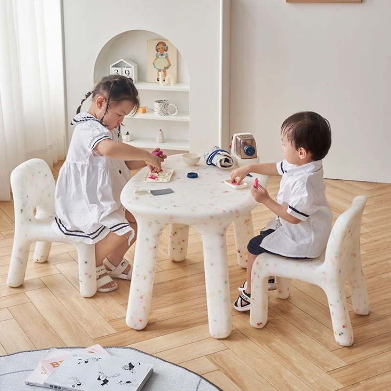 Kunststoff Stuhl Tisch Nordic Wind Umweltschutz Schuh wechsel Hocker Outdoor kleine Bank Ottomanen Wohnzimmer Möbel