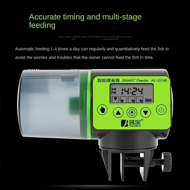 Comedero automático para pecera, temporizador inteligente, alimentador de tortugas, acuario, pecera dorada, gran capacidad