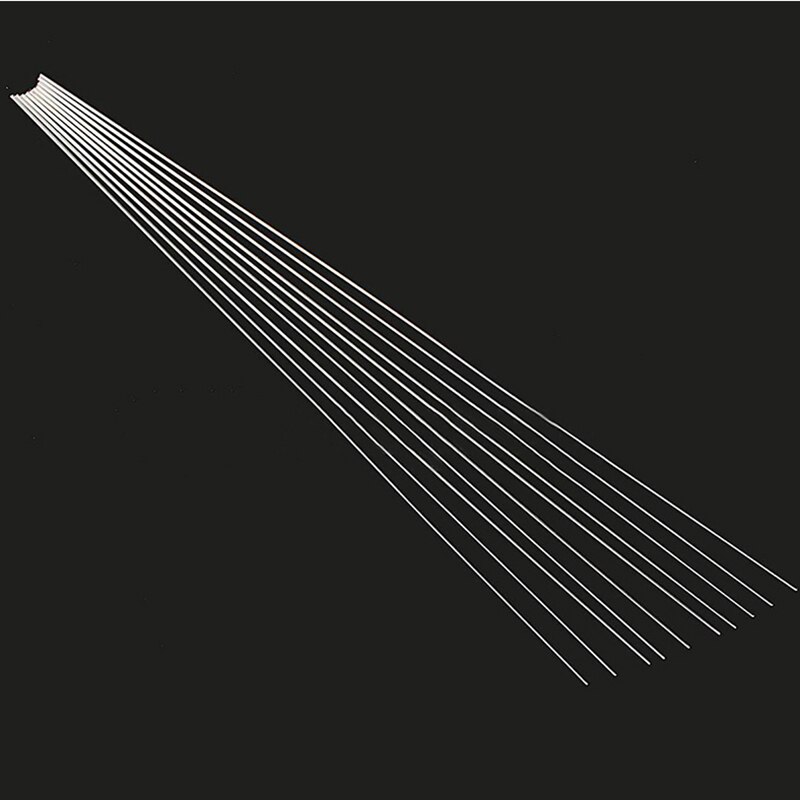 10pcs 2mm*450mm Low Temperature Metal Aluminum Magnesium Silver Welding Rod