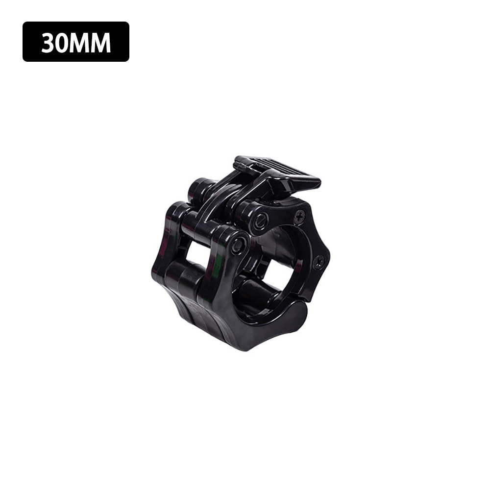 25mm 28mm 30mm Spinlock Collars Barbell Collar Lock Dumbell Clips Clamp Weight Lifting Bar Gym Dumbbell Fitness Body Building: 30mm Black -1