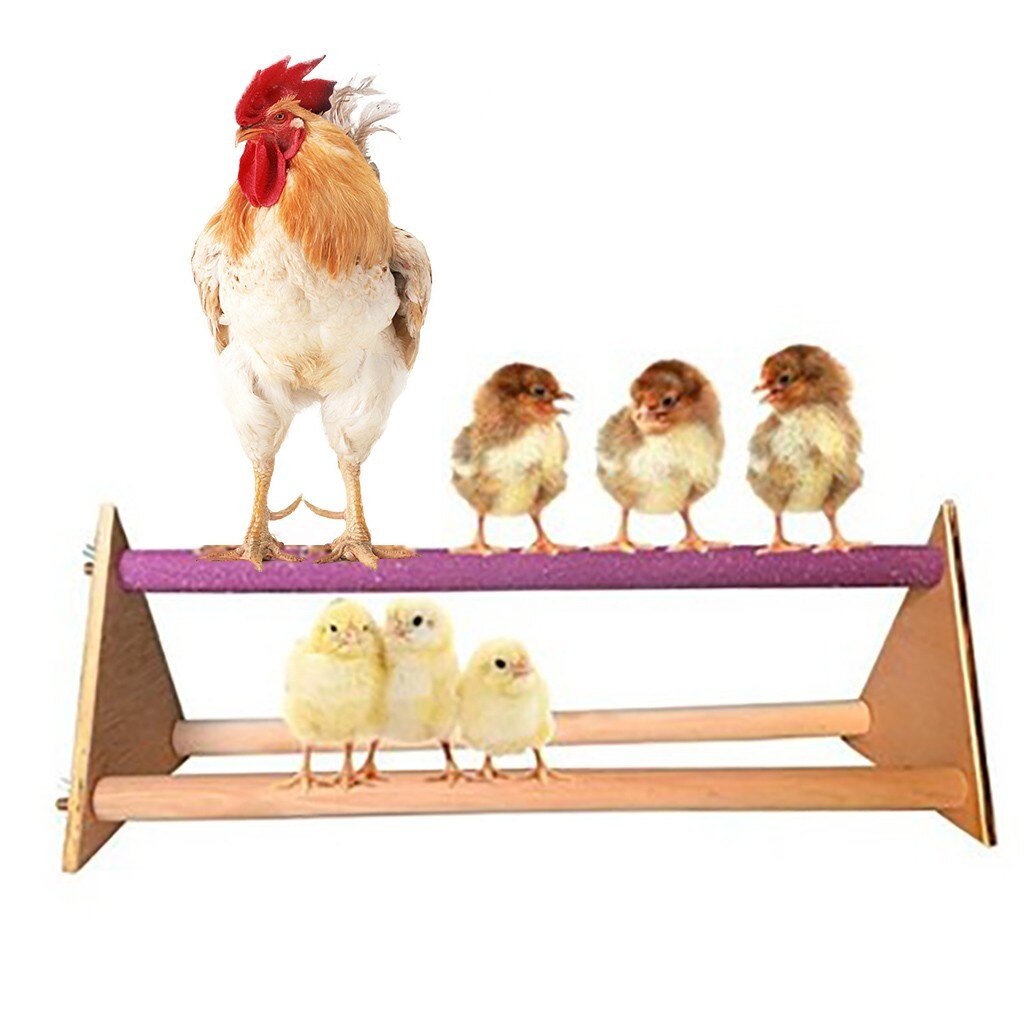 Wood Habitat Stand Sticks For Chicken Chick Stand Trainning Habitat Toy Bird Parrot Hens Chicken Cages Accessories#ljc