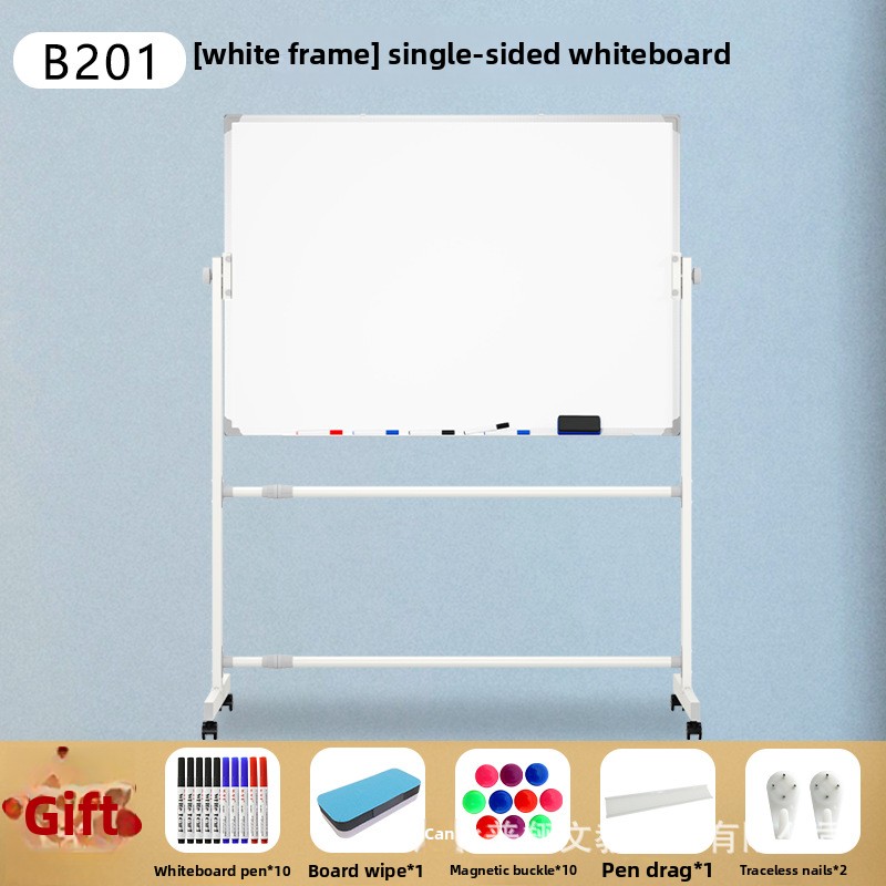 Justerbar whiteboard skrivebrettbrakett mobil slettbar tavle husholdningsvertikal dobbeltsidig magnetisk skrivebrett: 72*36 tommer / Alternativ 1