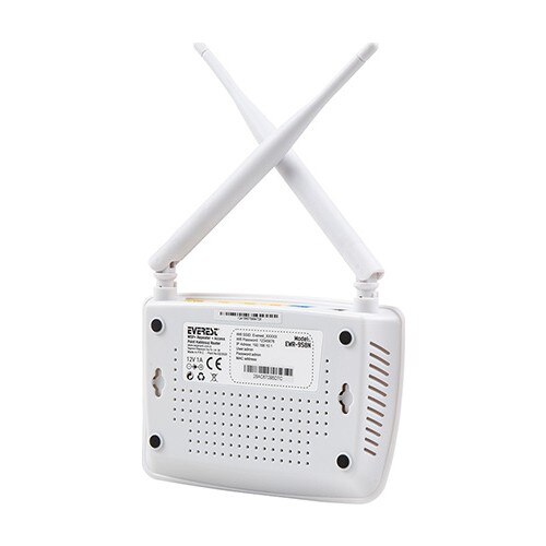 everest EWR-958N 300 Mbps 1 pallido 4 LAN porta ciuffo ripetitore accesso punto 2.4GHz bianco router senza fili