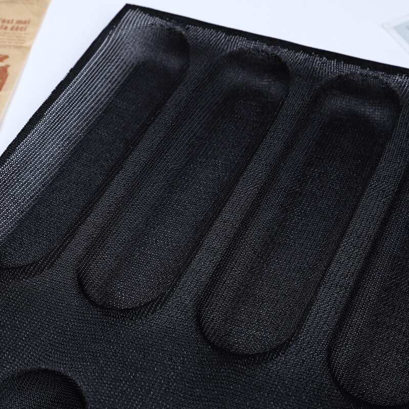 Silform Non-Stick Silicone Bread Mat with 18 Molds Fiberglass French Bread Bakeware Baguette Baking Pan Tray Sub Roll Flexipan