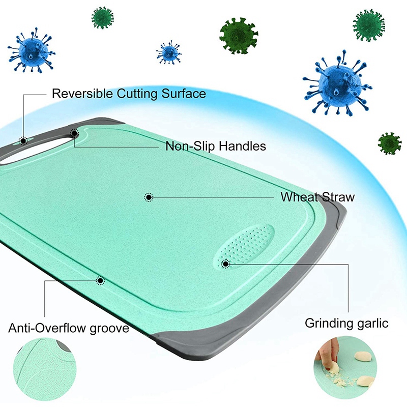 Cutting Boards Set, Chopping Board Kitchen Coloured Cutting Boards With Non-Slip Feet,Dishwasher Safe