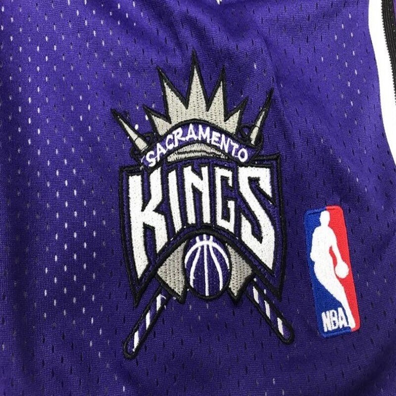 Sacramento Kings Men Just Don Retro Hardwood&#13;Classics NBA Embroidered pocket Basketball Shorts