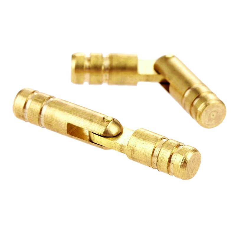 10PCS Copper Brass Furniture Hinges Cylindrical Hidden Cabinet Concealed Invisible Door Hinges For Hardware Box
