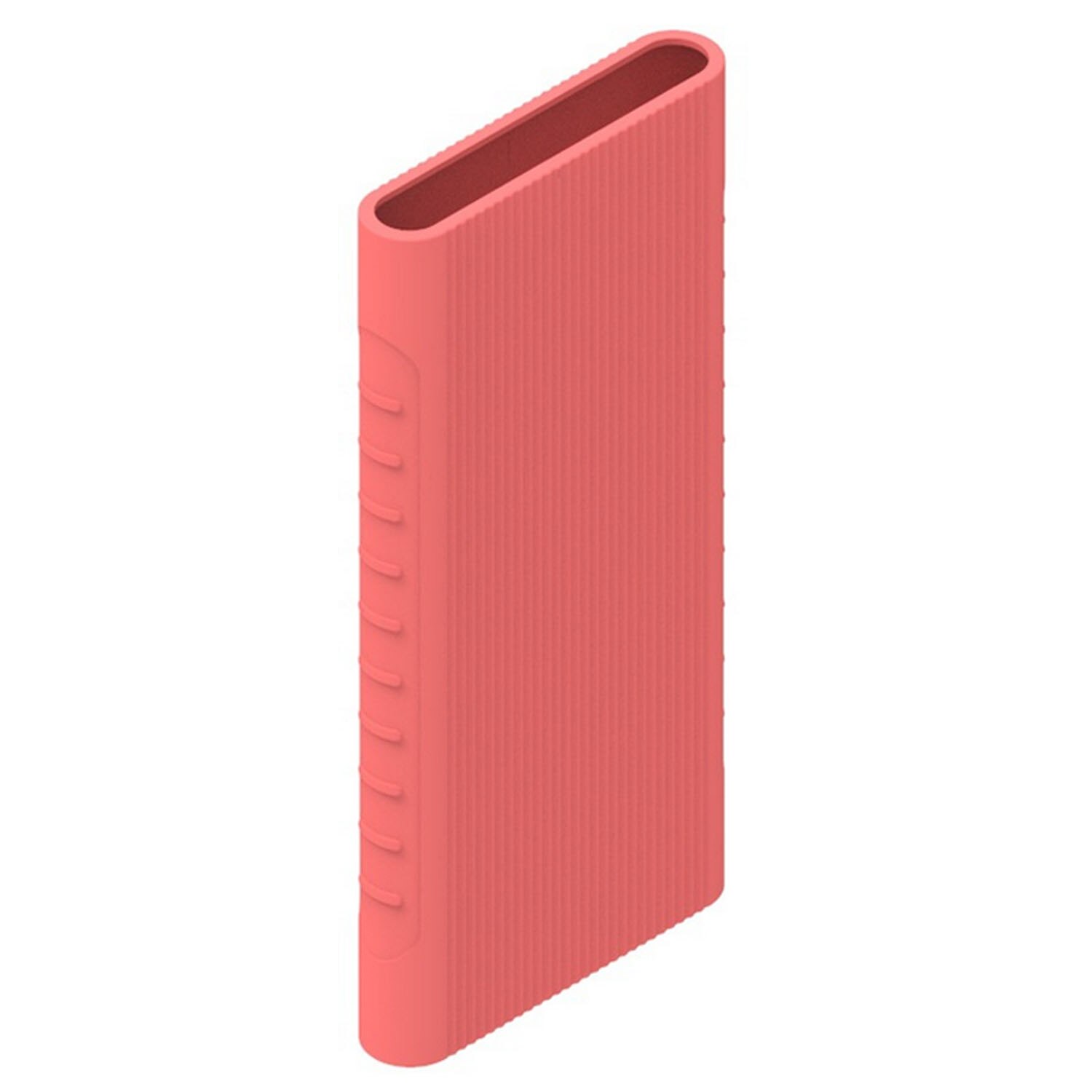 Coque de protection en Silicone souple et antidérapante pour Xiaomi Mi Power Bank 3, pour batterie mAh, nouveauté 10000: pink