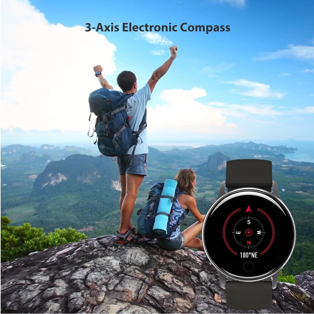 UMIDIGI – montre connectée Uwatch 3S pour Android et IOS, étanche jusqu'à 5atm, avec horloge, moniteur de fréquence cardiaque et de sommeil