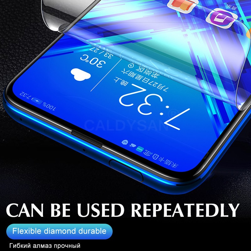 Front Film Back Cover 100D Hydrogel Film For Huawei Honor 8x 9x 10i 9 10 Lite 20 Pro Screen Protector Protective Film Not Glass