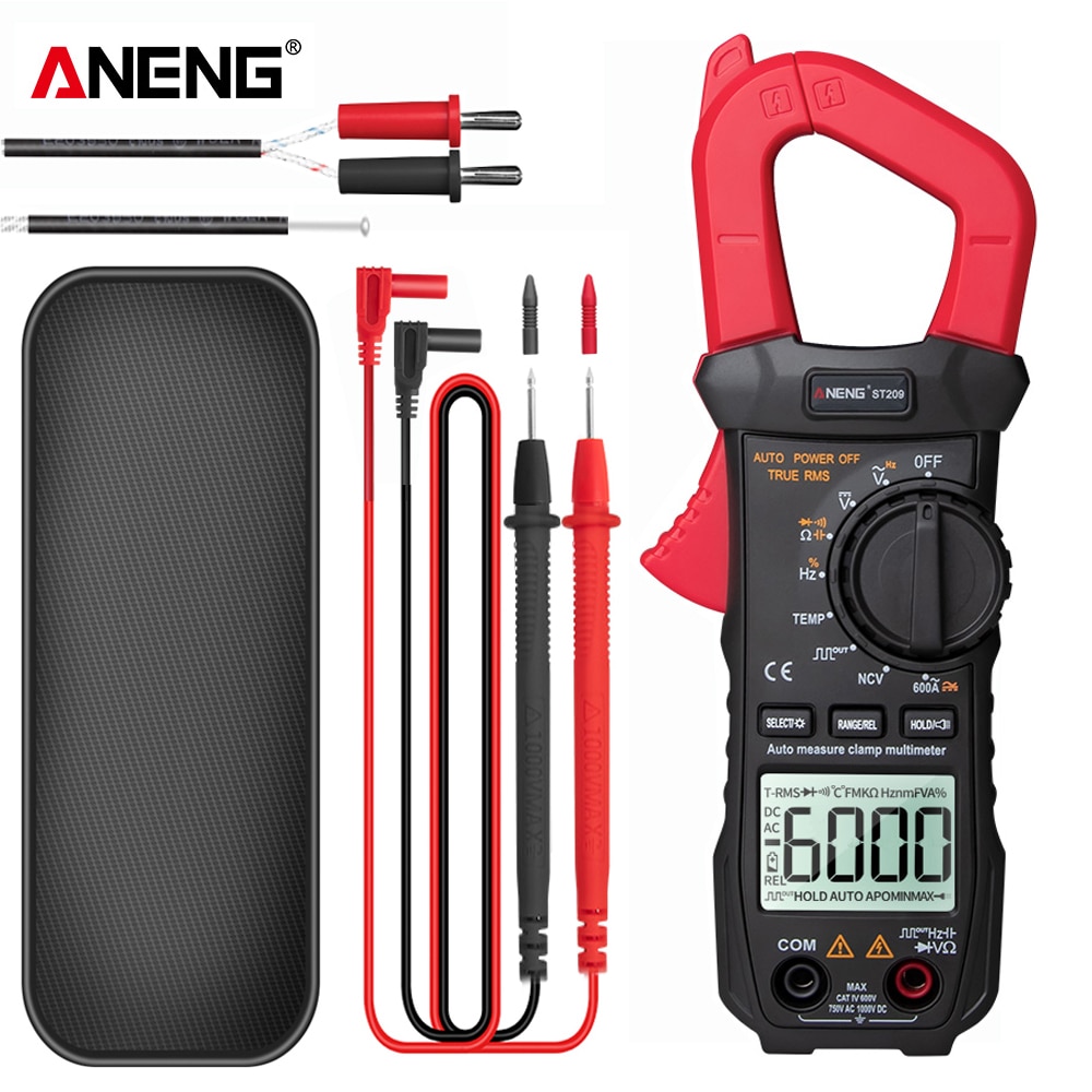Aneng ST209 Digitale Multimeter Stroomtang 6000 Co... – Grandado