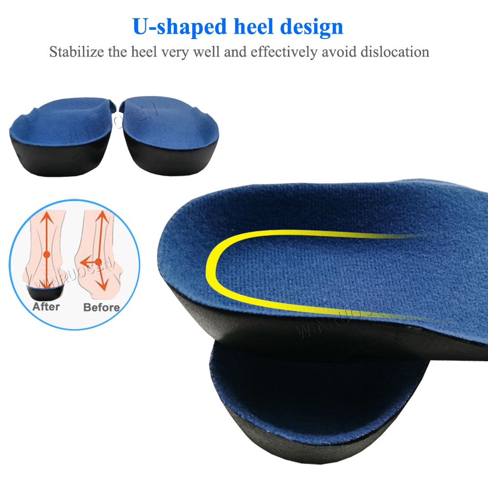 Flatfoot Orthotics Orthopedic insoles Varus Feet Cushion Pads Care insoles orthopedic plantillas para los