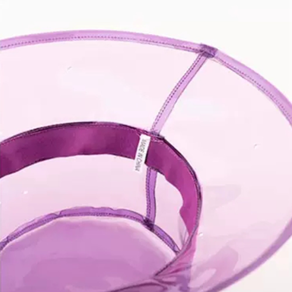 Moda kapelusz słońce kapelusz typu wiaderko czapki kobiety główna ulica letni kapelusz na plażę PVC przezroczysty osłona przeciwsłoneczna wodoodporny kapelusz przeciwdeszczowy dla mężczyzn panie