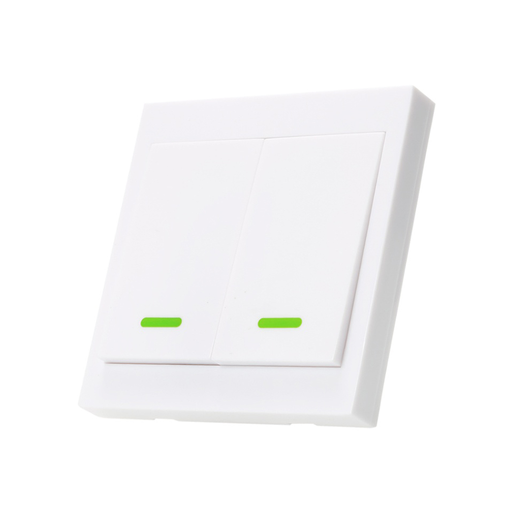 Trådløs fjernsender sticky rf tx smart home til stue soveværelse 433 mhz 86 vægpanel fungerer med sonoff rf/rfr 3: 2ch