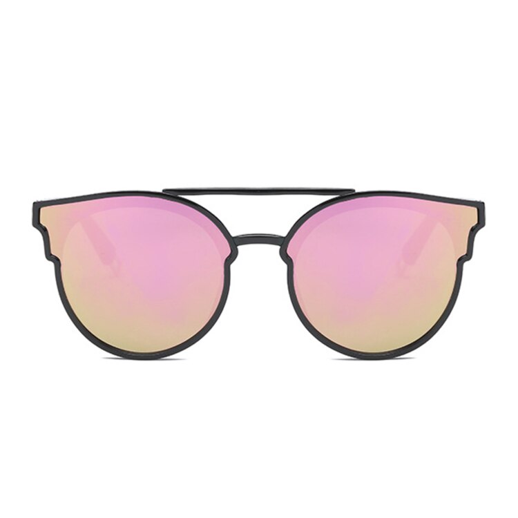 Gafas de sol de ojo de gato negras sexis para mujer, gafas de sol de famosa de lujo, nuevas gafas de sol de para mujer, gafas de sol pequeñas de doble haz UV400: BlackPink