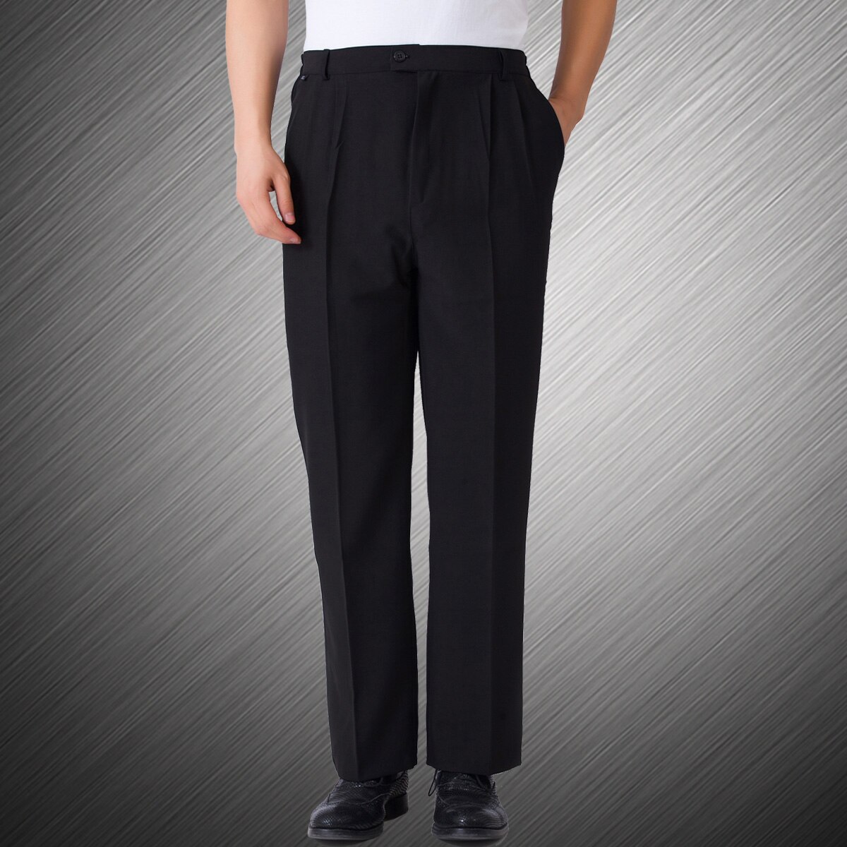 Male Chef Pants Apron Waiters Work Pants Adult Chef Trousers Business Straight-tube Casual Trousers Apron B-6270