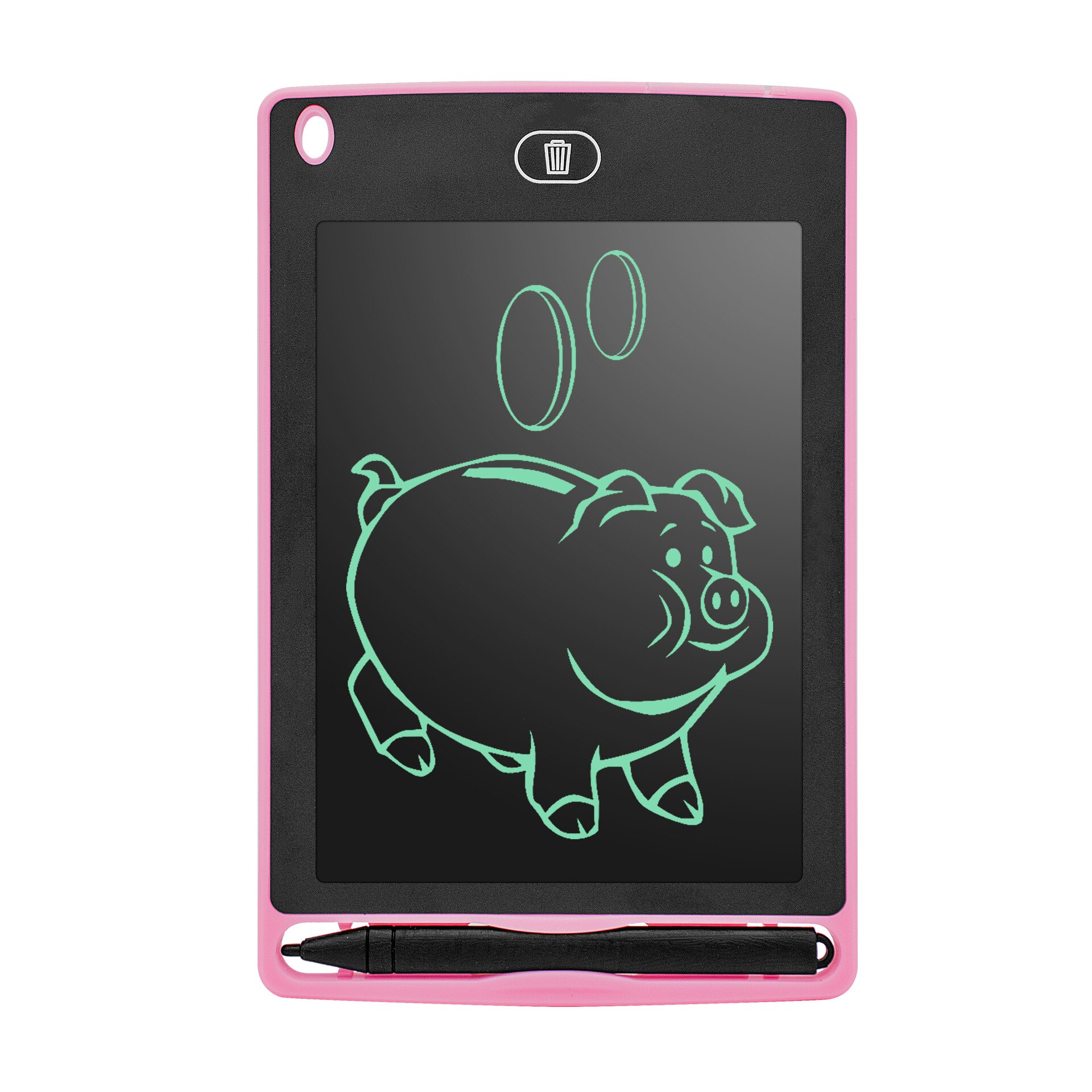 8.5 Inch Drawing Pad LCD Portable 12 Inch Writing Tablet Ultra-thin Drawing Board Drawing Tablet Toys for Children: 6.5 pink