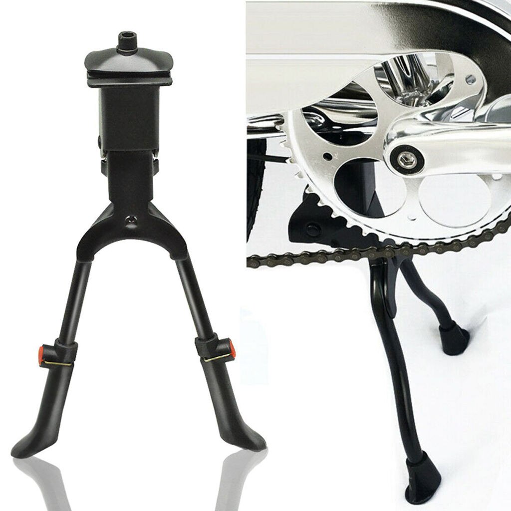Dubbele Been Fiets Kickstand Center Kick Stand Mount Fiets Stand Past 26 "En Boven Voor Racefiets