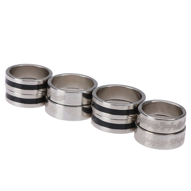 Black Circle Pk Ring Magic Tricks Strong Magnetic Magnet Ring Coin Finger Decoration 18/19/20/21mm Size Magic Ring Props Tools