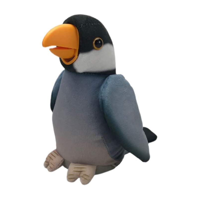 Multifunktions Elektrische Plüsch Papagei Sprechen Reden Wiederholen Winken Vogel Puppe Spielzeug L9CD: 7