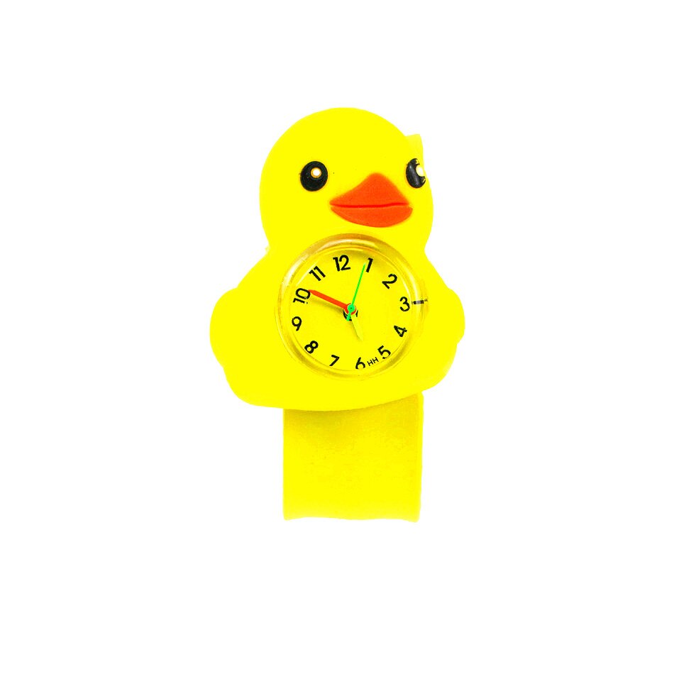 Blauwe Olifant Horloges Jongens Kids Meisjes Horloge Het Beste Cadeau Van Verjaardagsfeestje Siliconen Klokken Voor Kinderen: Duck Watches