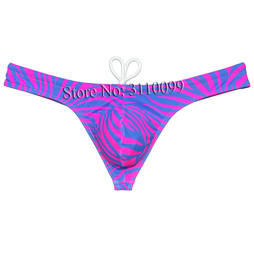 Polychrome Herren-Badeanzug, Bikini, Strandmode, Futter, Badehose, Tanga, Badehose