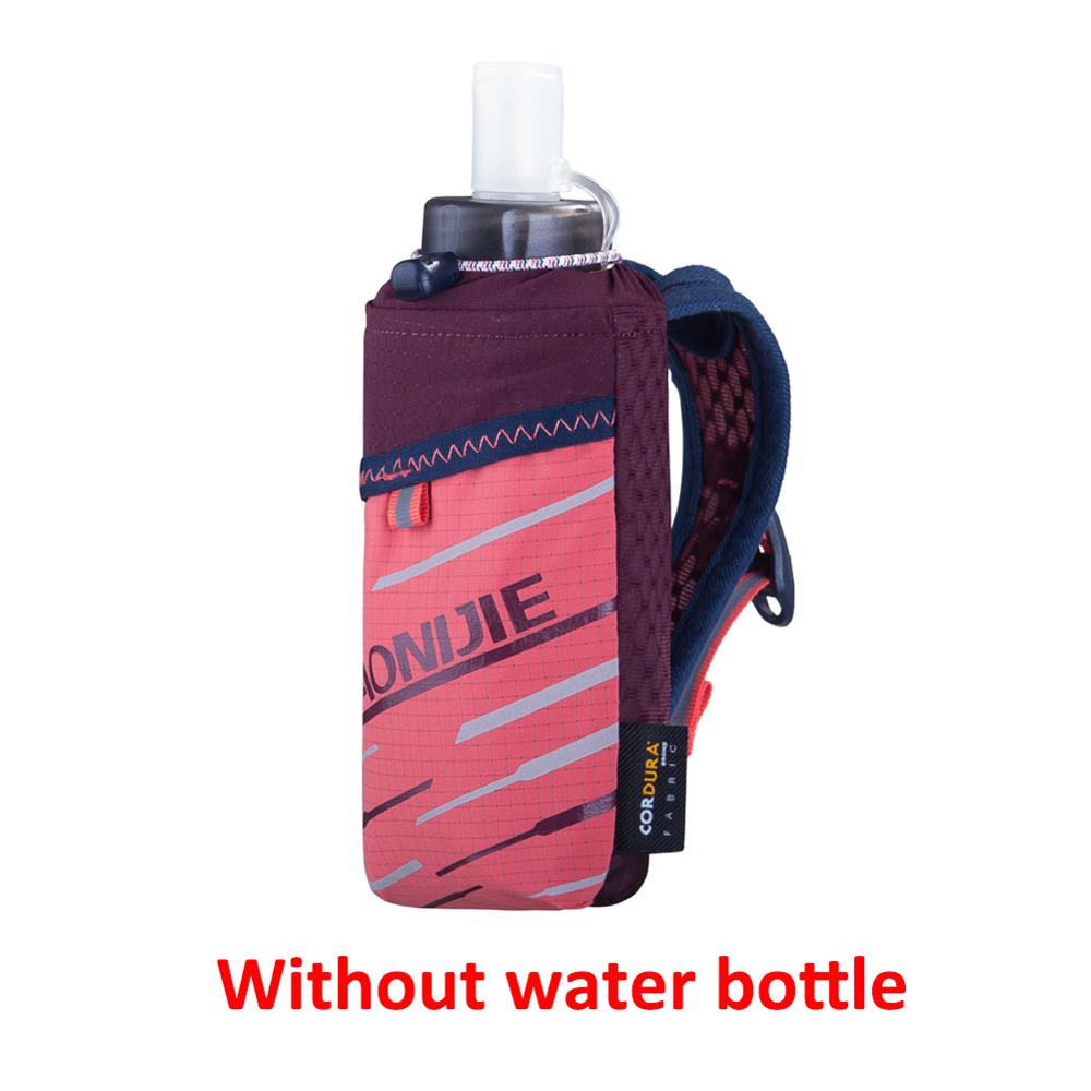 AONIJIE A7102 Light Weight Handheld Quick Grip Quick Stow Flask Water Bottle Carrier Bag 6.8&quot; Phone Holder Pouch Hydration Pack: Only Pink Bag