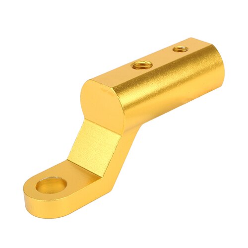 Motorfiets Uitbreiding Rack Rear View Stuur Spiegel Mount Adapter Motor Licht Extender Beugel Telefoon Houder Stand: YELLOW