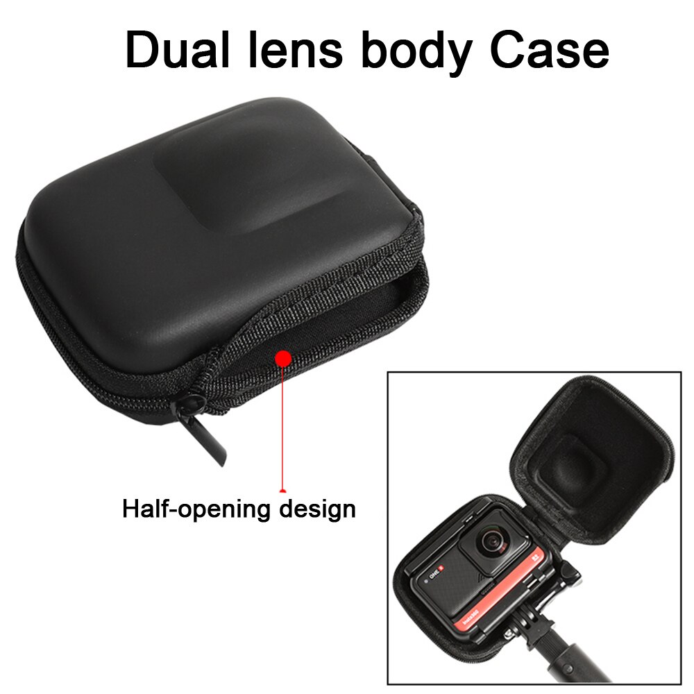 Draagtas Voor Insta360 Een R Camera Accessoire, reizen Opslag Harde Shell Tas Voor Insta 360 Een R Alle Edities Doos: Dual lens body Case
