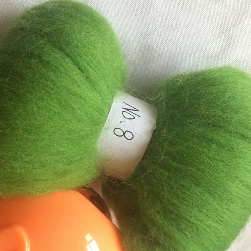 WFPFBEC 70 s Australië GEKAMD 100% WOL fiber merino diy wol voor neddles vilten 50g 100g NR 8