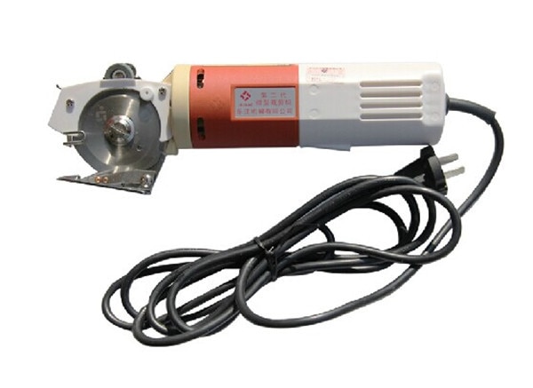 Cortador de tela eléctrico de hoja de 65mm, máquina de corte de tela redonda, YJ-65, manual, 220V, 1 ud.