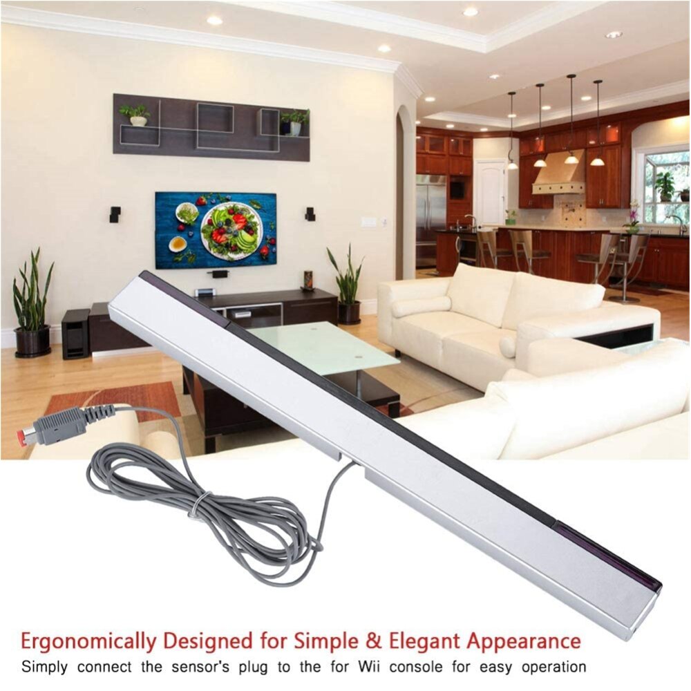 Bedrade Sensor Bar, Kabel Infrarood Ir Signaal Ray Sensor Bar, vervanging Infrarood Ir Ray Motion Sensor Bar Voor Wii U Console