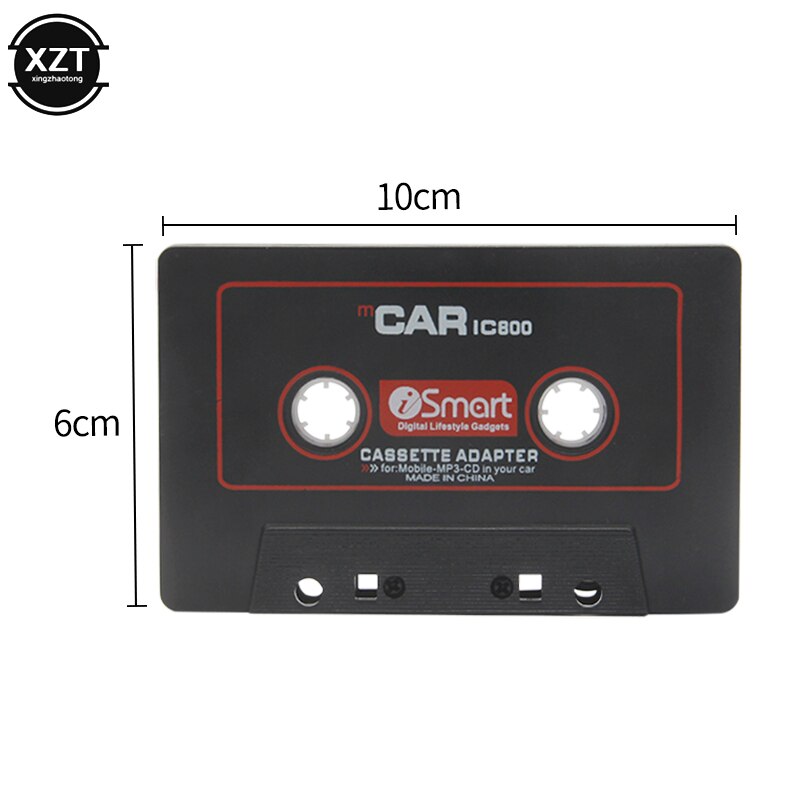3.5mm Jack Auto Cassette Speler Tape Adapter Cassette Mp3 Speler Converter Voor iPod Voor iPhone MP3 AUX Kabel CD Speler