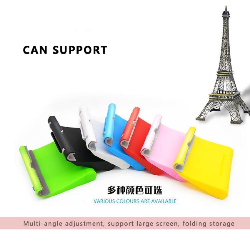Universeller handy-tischhalter mit 240 -fach verstellbarem ständer, faltbar, rutschfest und in verschiedenen farben erhältlich